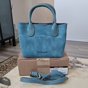 Small Raindrop Crossbody Bag - Aqua
